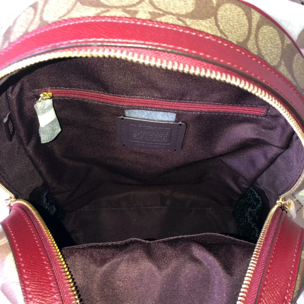 Coach Kenley Backpack and Medium Corner Zip Wallet Set - Picture 7 of 13